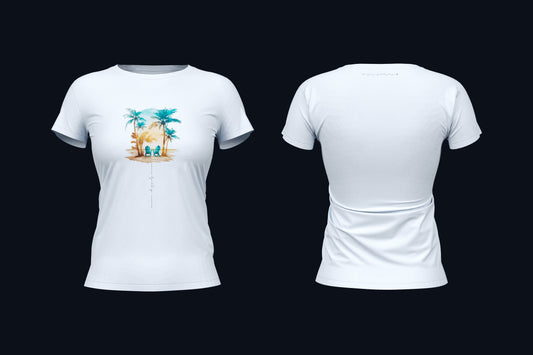 T-shirt manches courtes UNISEXE - Plage Guadeloupe