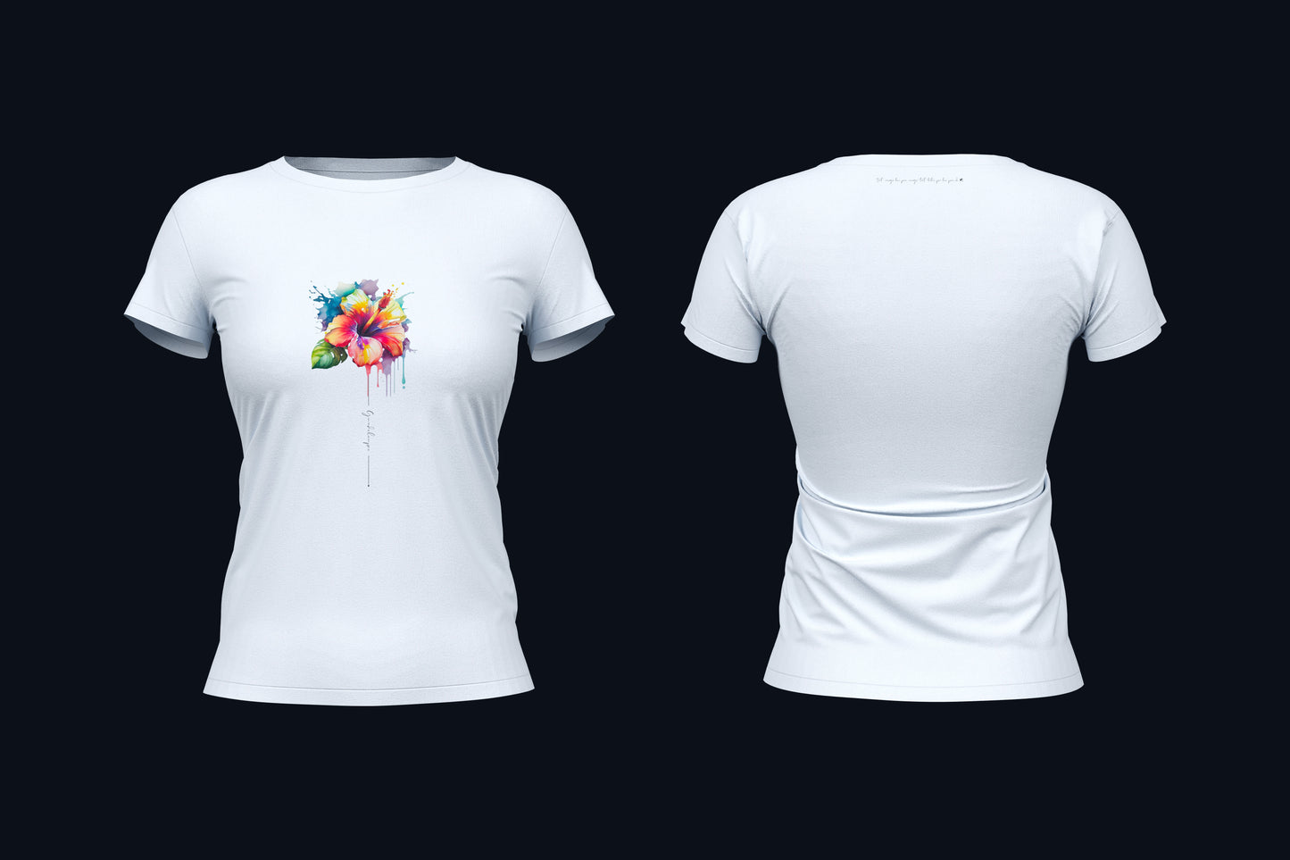 T-shirt manches courtes UNISEXE - Fleur Guadeloupe